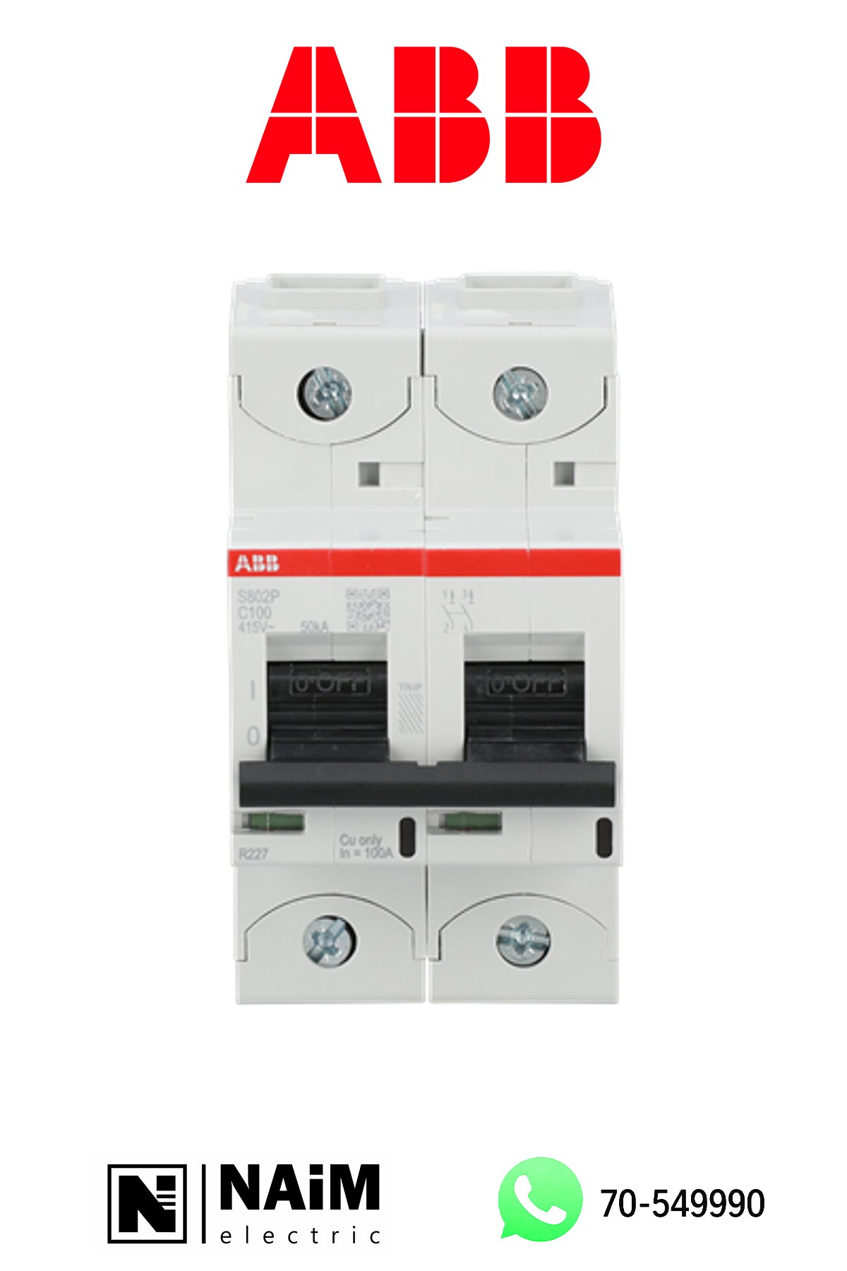 S802 C100 2x100A