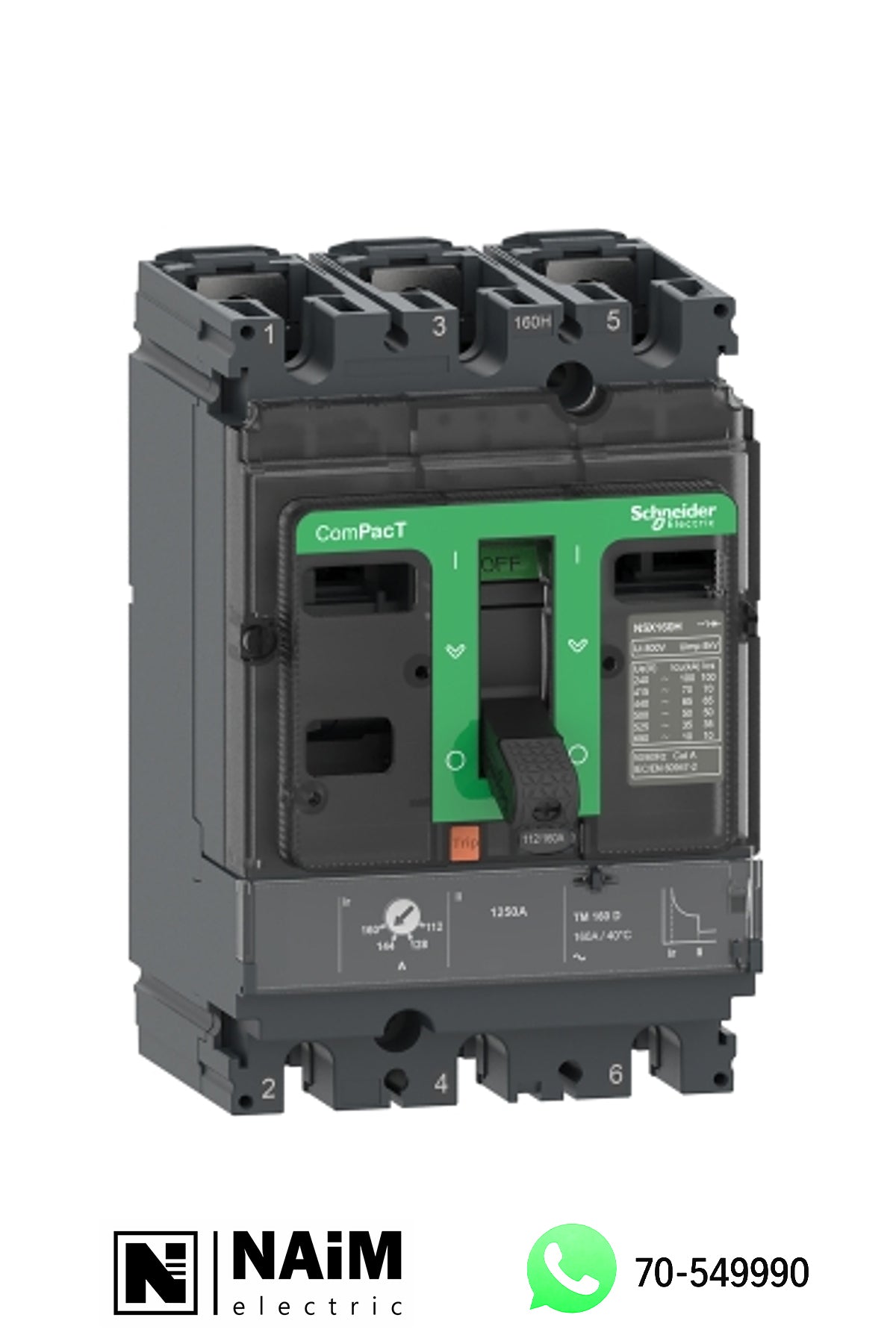 C10B3TM080 Circuit breaker 3P 80A