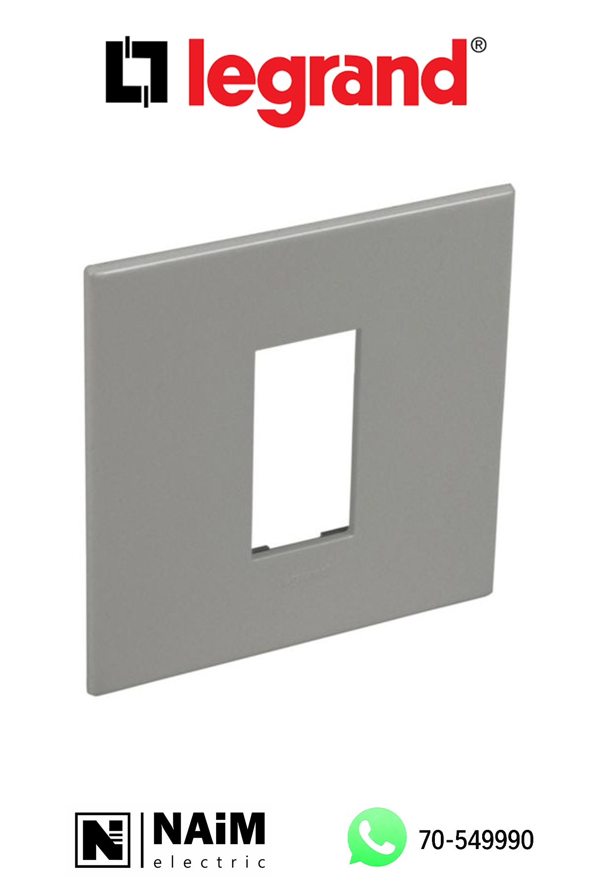 576547 plate square version 1 module - magnesium