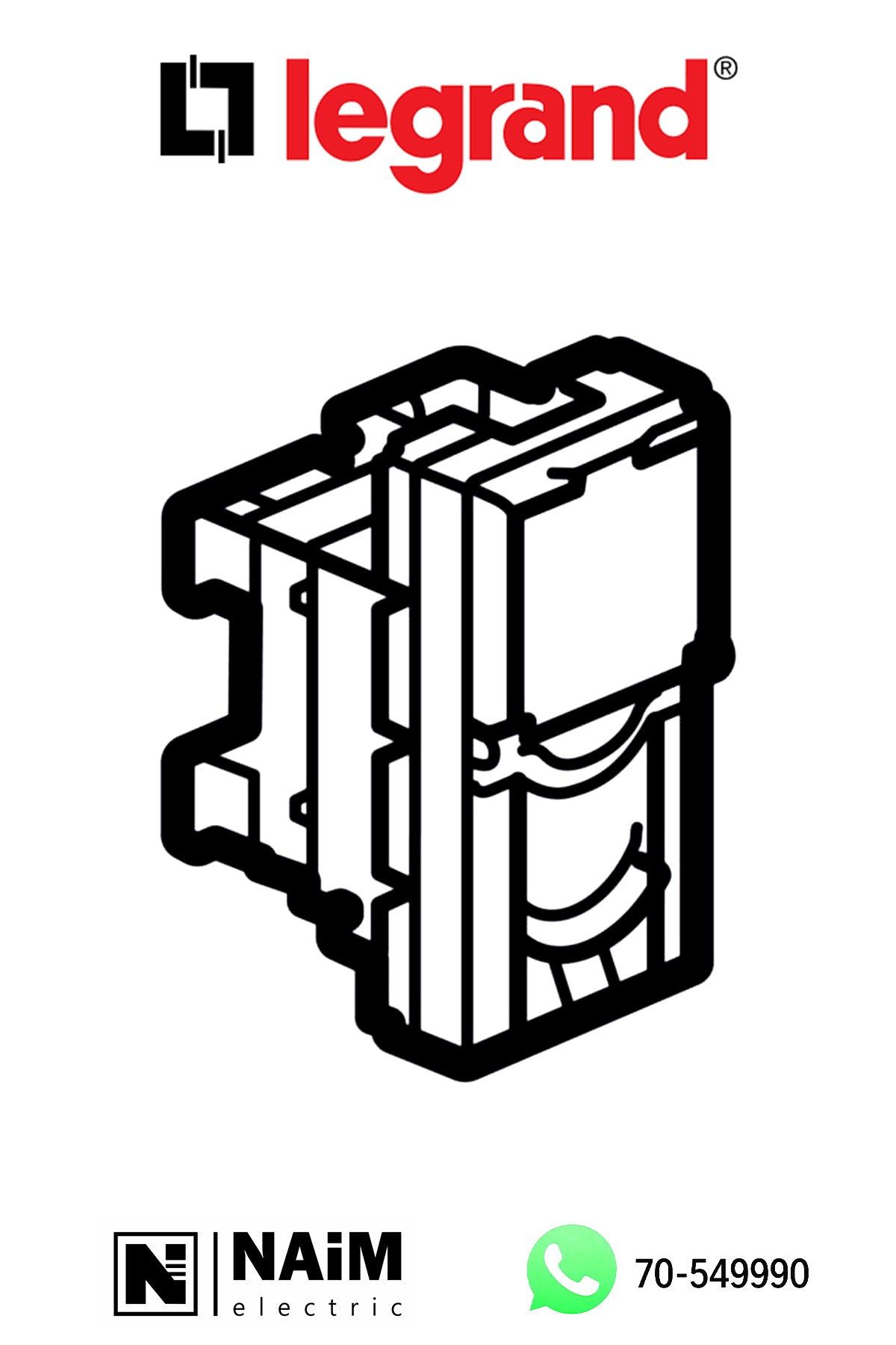 572349 RJ45 socket - category 6A UTP - 1 module - White