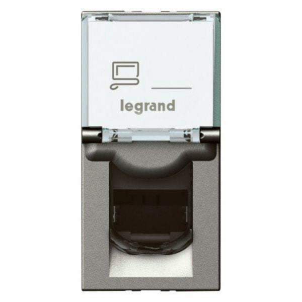 572803 RJ45 socket category 5e UTP 1 module - Magnesium