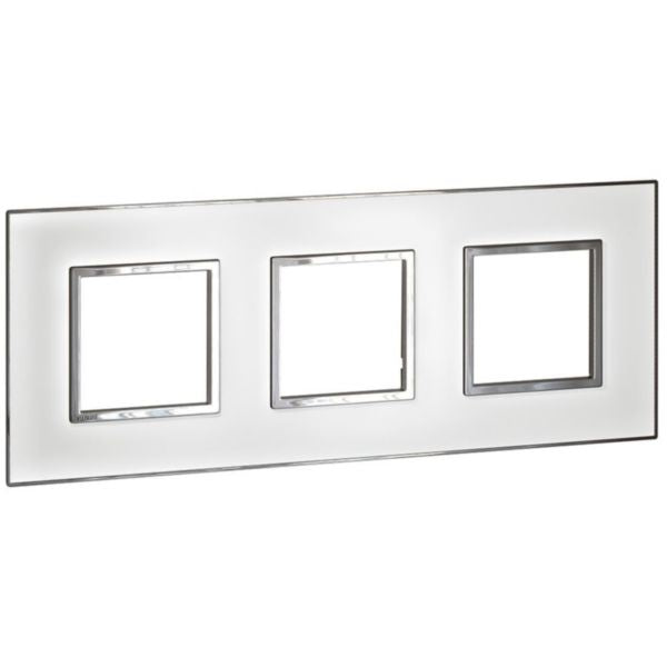 575054 Plate square Mirror - 3x2 Module - Mirror White