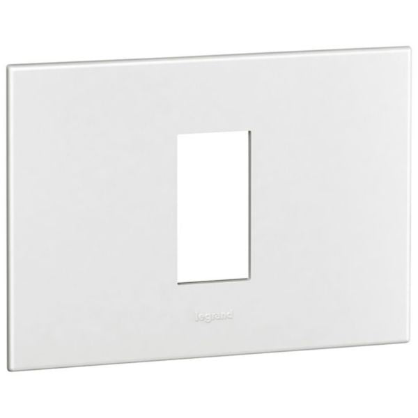 575220 Plate - square - 1 module - White