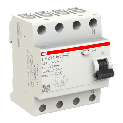 ABB-RCCB FH204 63A 30mA