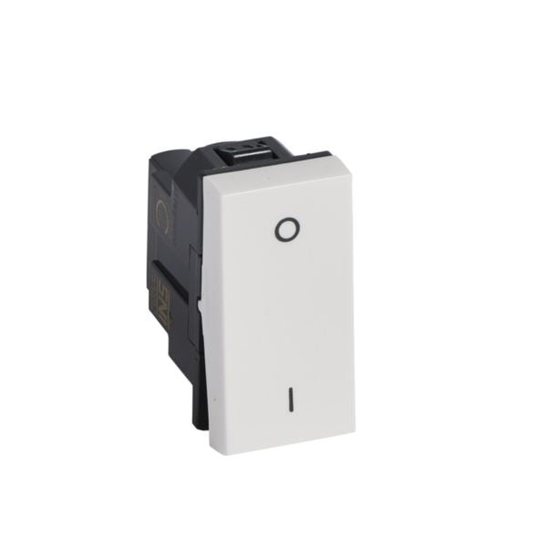 572013 1-way double pole switch - 20 AX - 250 V~ - 1 module - White
