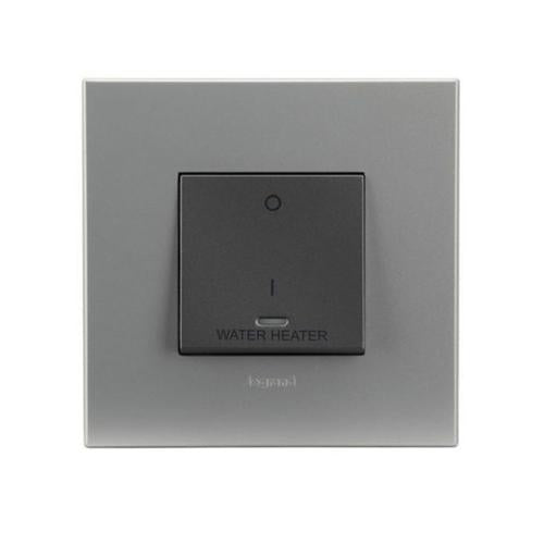 572549 1-way double pole switch Arteor magnesium