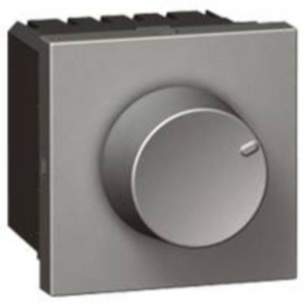 572713 Rotary dimmer - leading edge - 400W - 2 modules - Magnesium