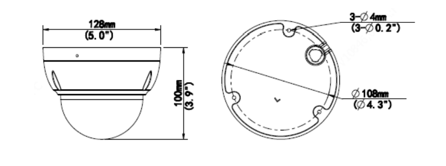 IPC-D314 4MP Vandal-resistant Network IR VF Dome
