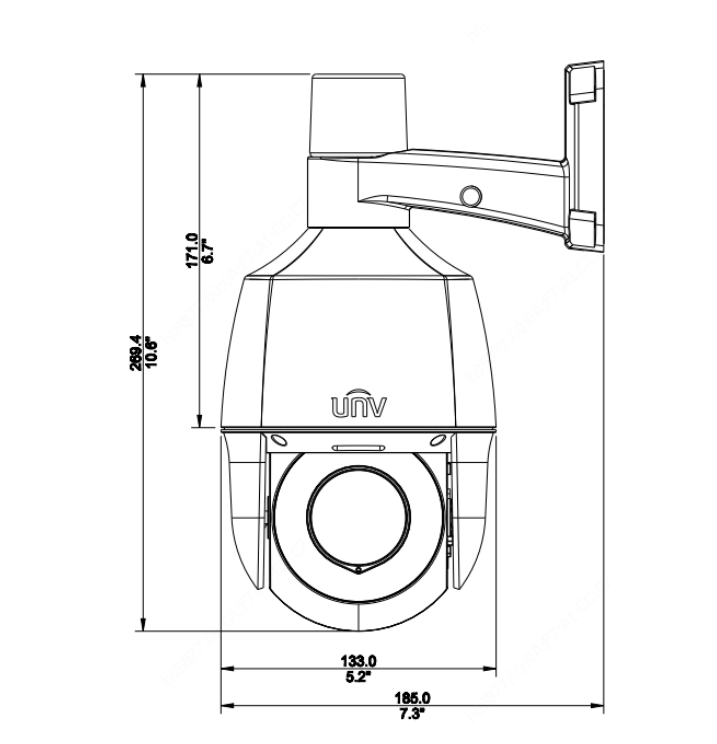 IPC672LR-AX4DUPKC 2MP LightHunter Active Deterrence Network PTZ Dome Camera