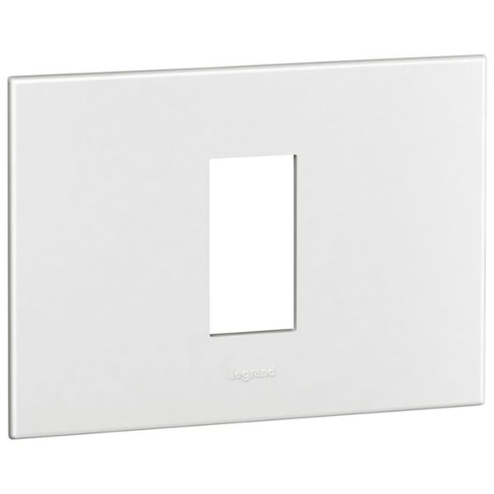 575220 Plate - square - 1 module - White