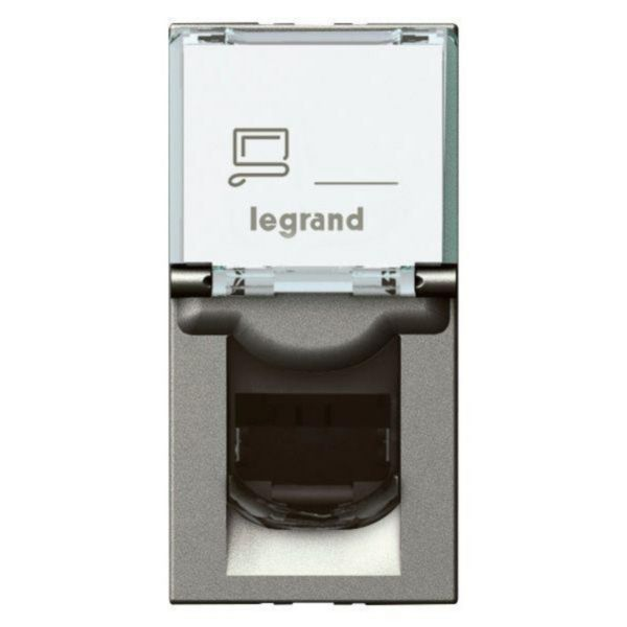 572803 RJ45 socket category 5e UTP 1 module - Magnesium