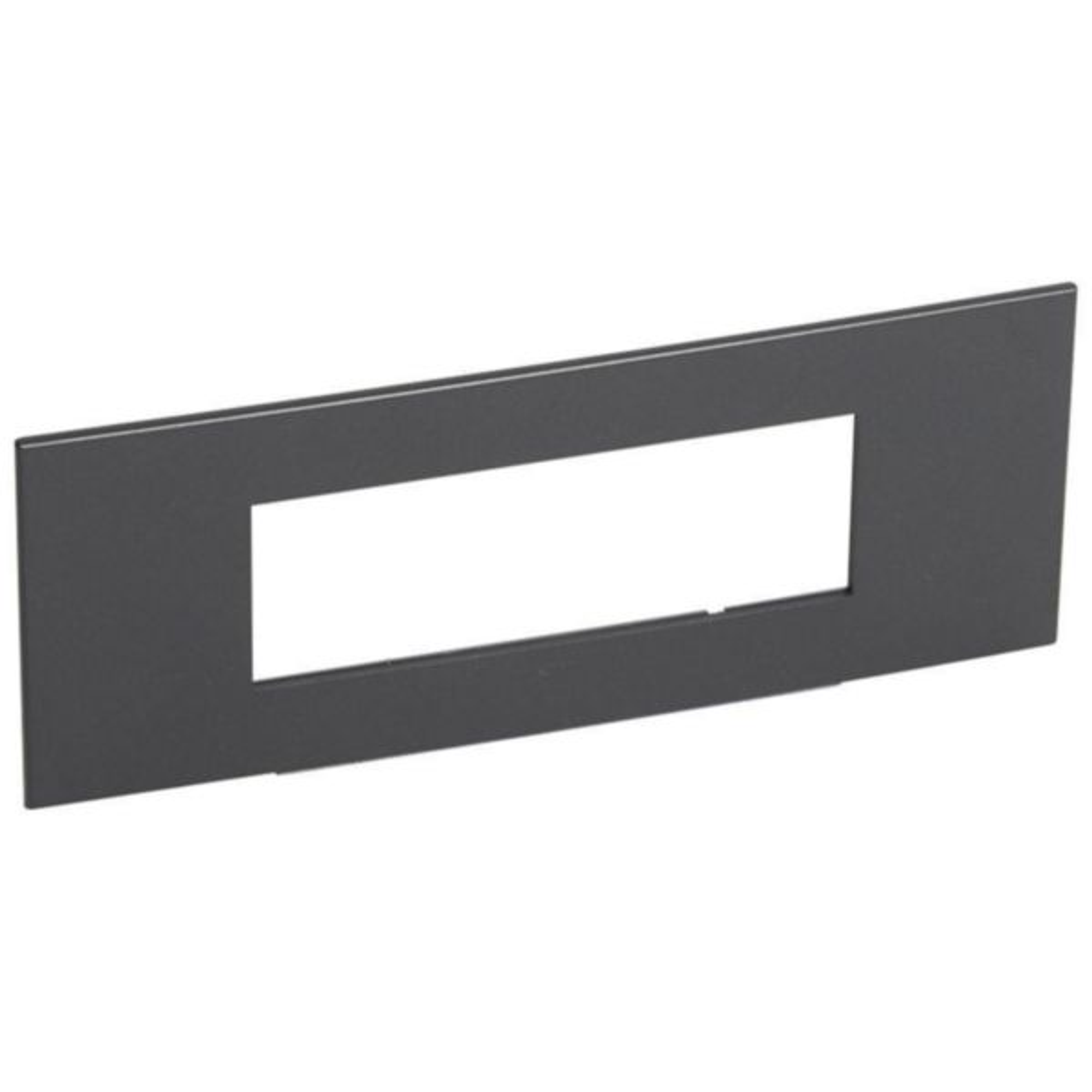 575042 standard Plate square Neutral - 6 Module - Graphite