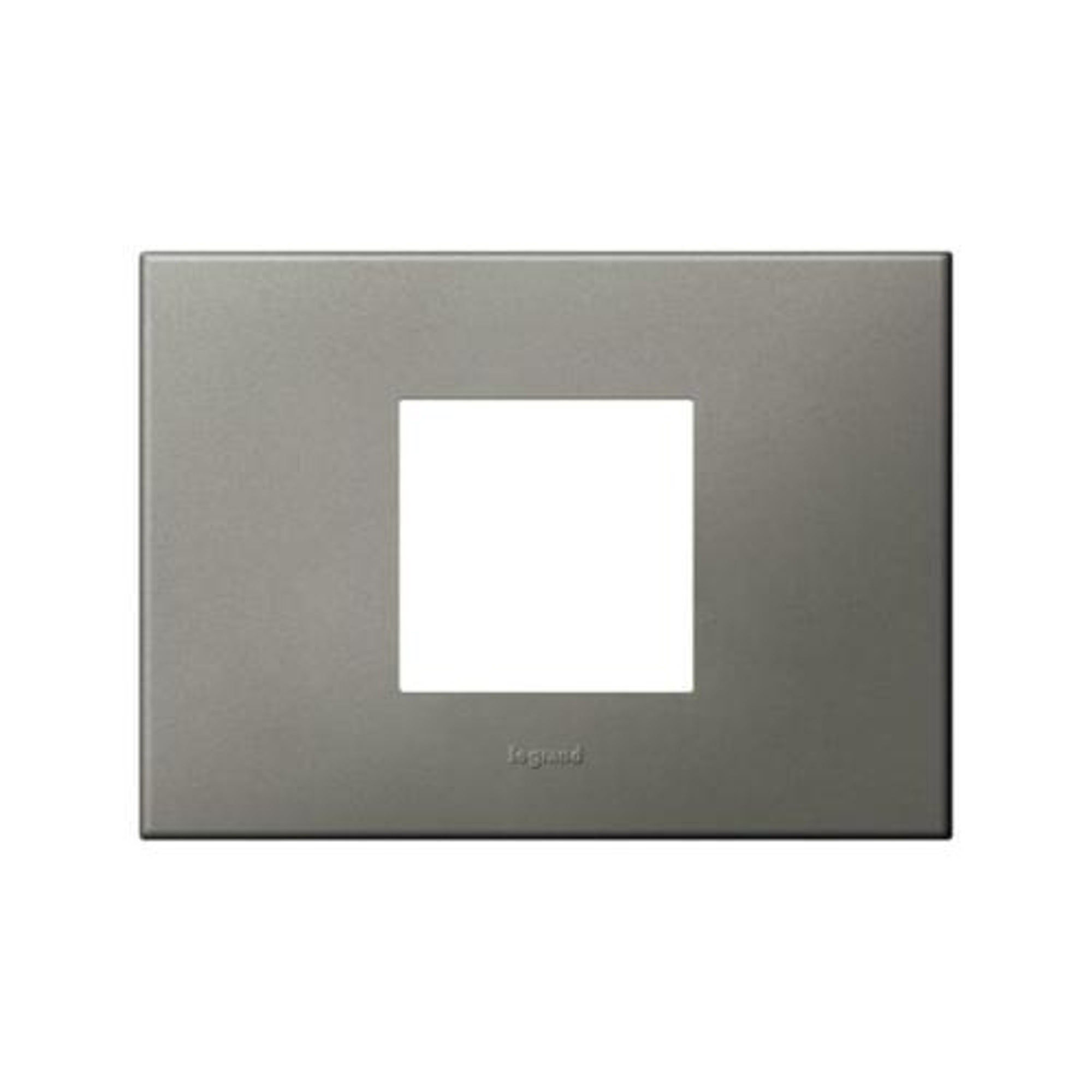 575237 Italian / US standard plate square version 2 modules - Magnesium