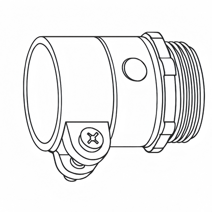 ALX-151 EMT BX Straight Squeeze Connector