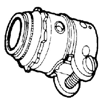 ALX-151 EMT BX Straight Squeeze Connector