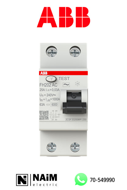 ABB-RCCB FH202 63A 300mA