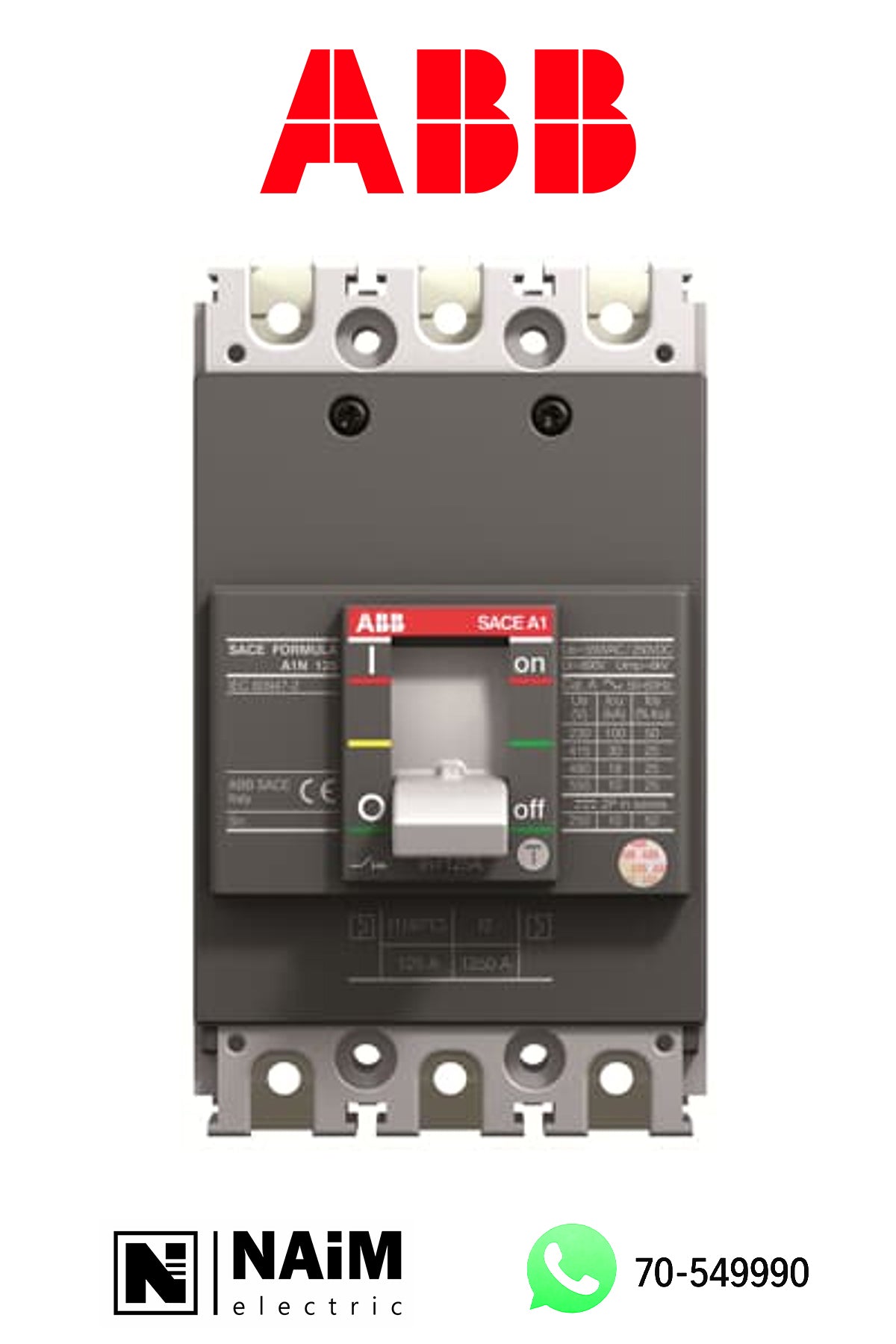 A1B 125  3P 100A