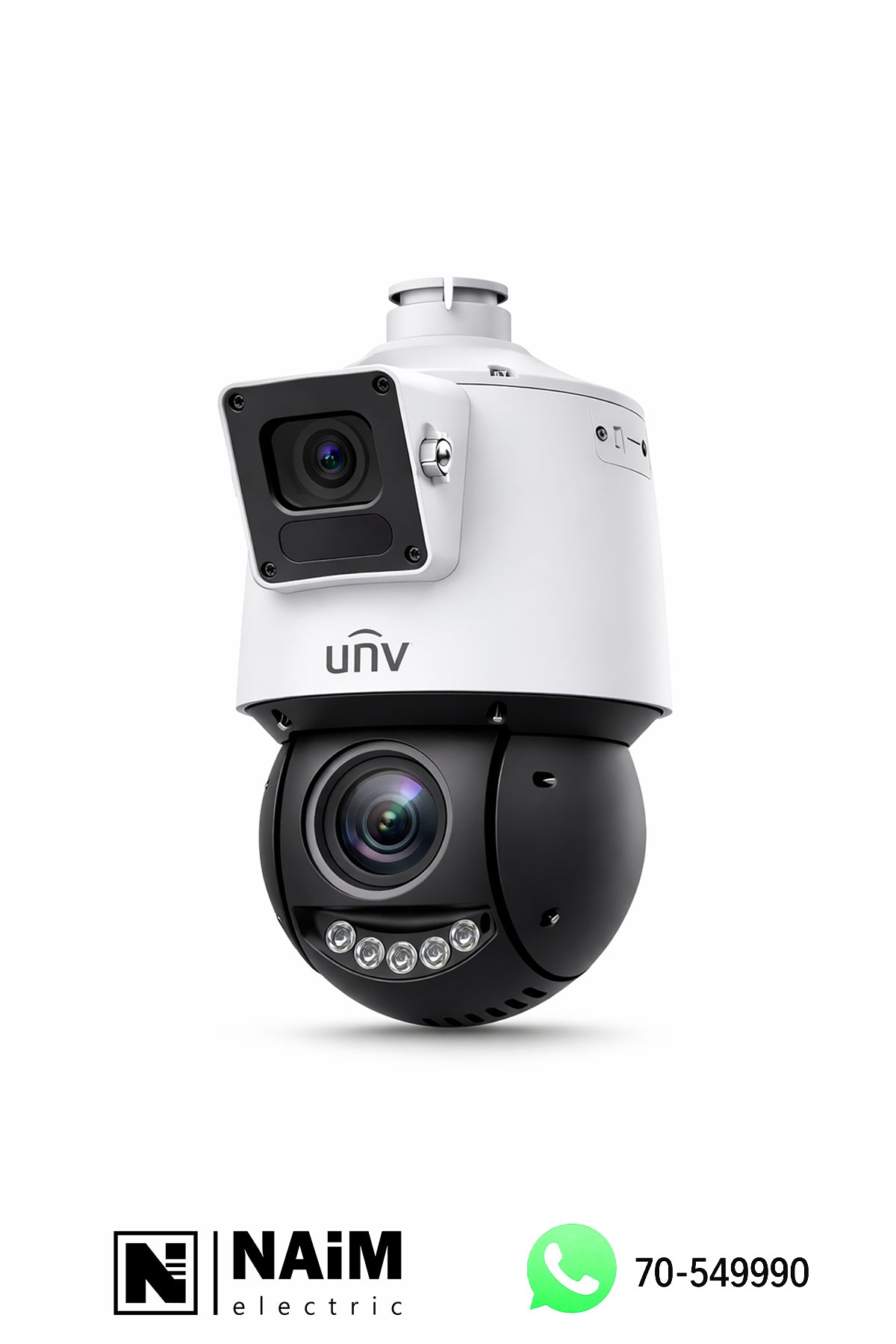 IPC94144SR-X25-F40C 4MP+4MP Lighthunter Dual-lens Network PTZ Camera