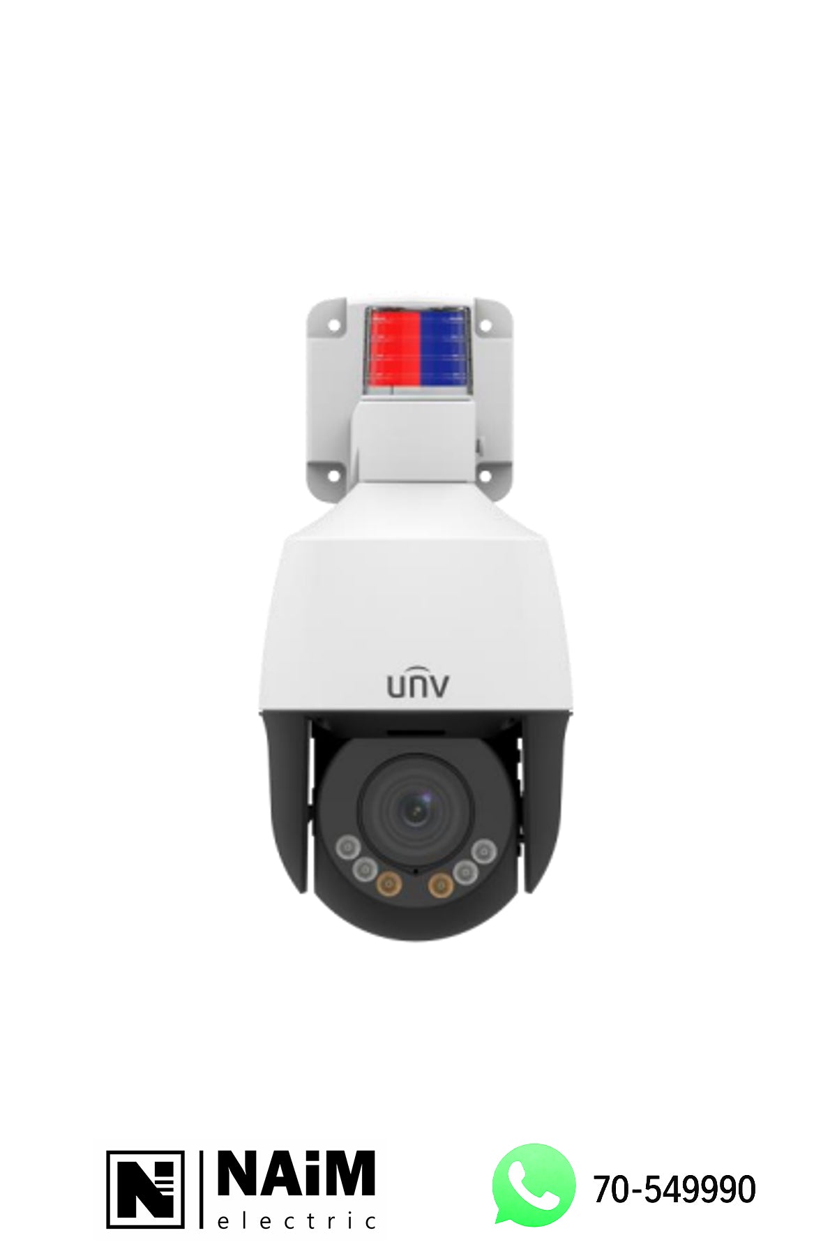 IPC675LFW-AX4DUPKC 5MP 4X ColorHunter Tri-Guard Dual-light Network PTZ Camera