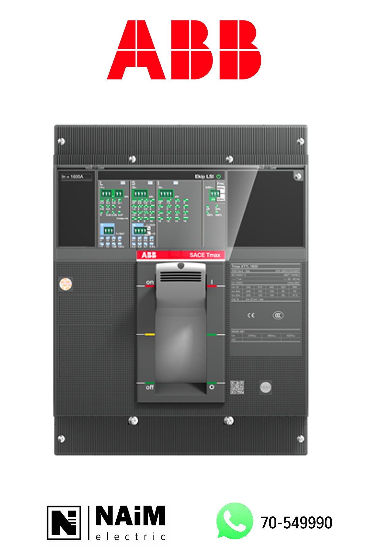 ABB-XT7S-1600 3x1600A 50KA