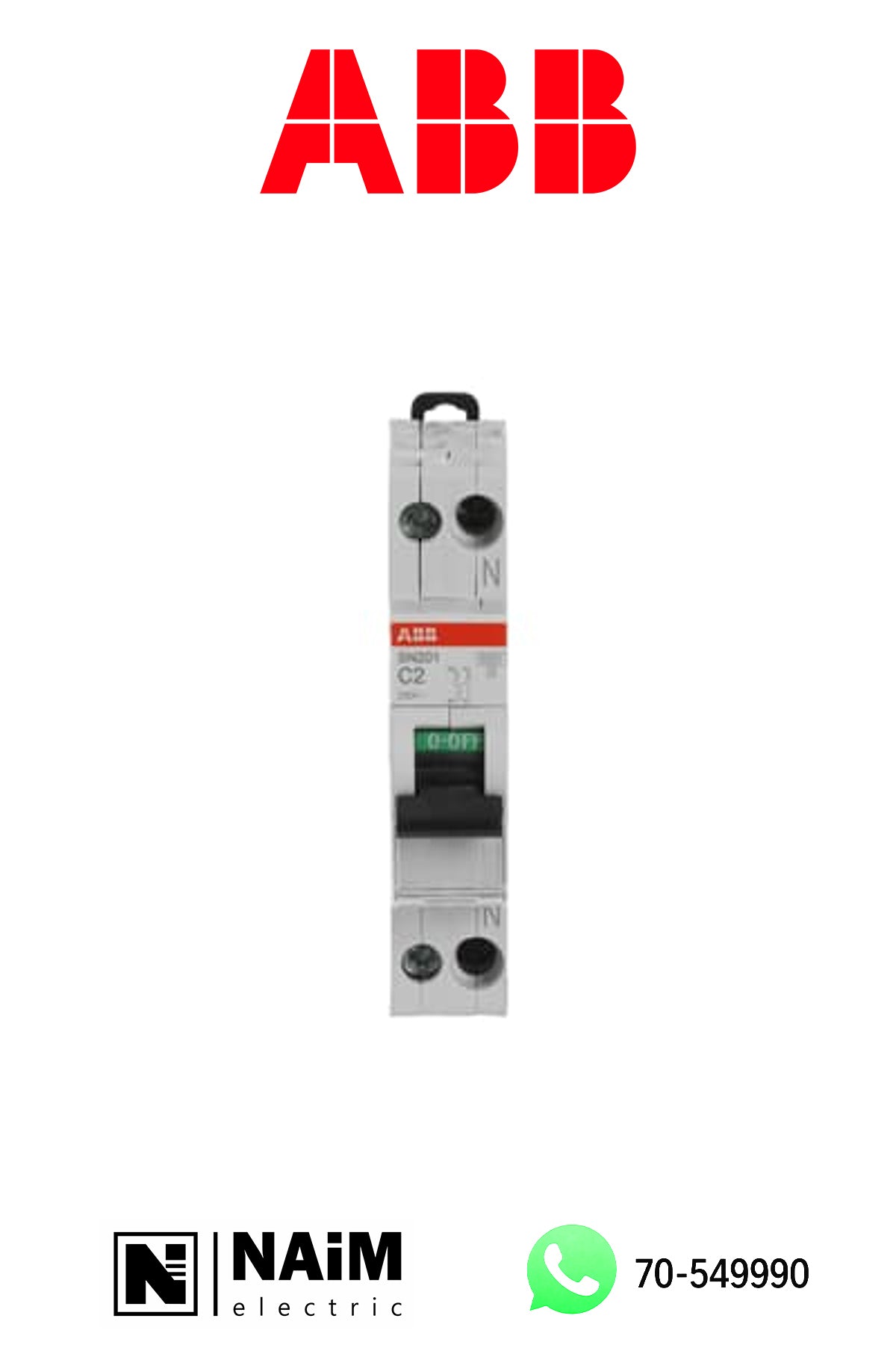 SN201 - 1P+N - 32 A - C - (230 V) 6 kA