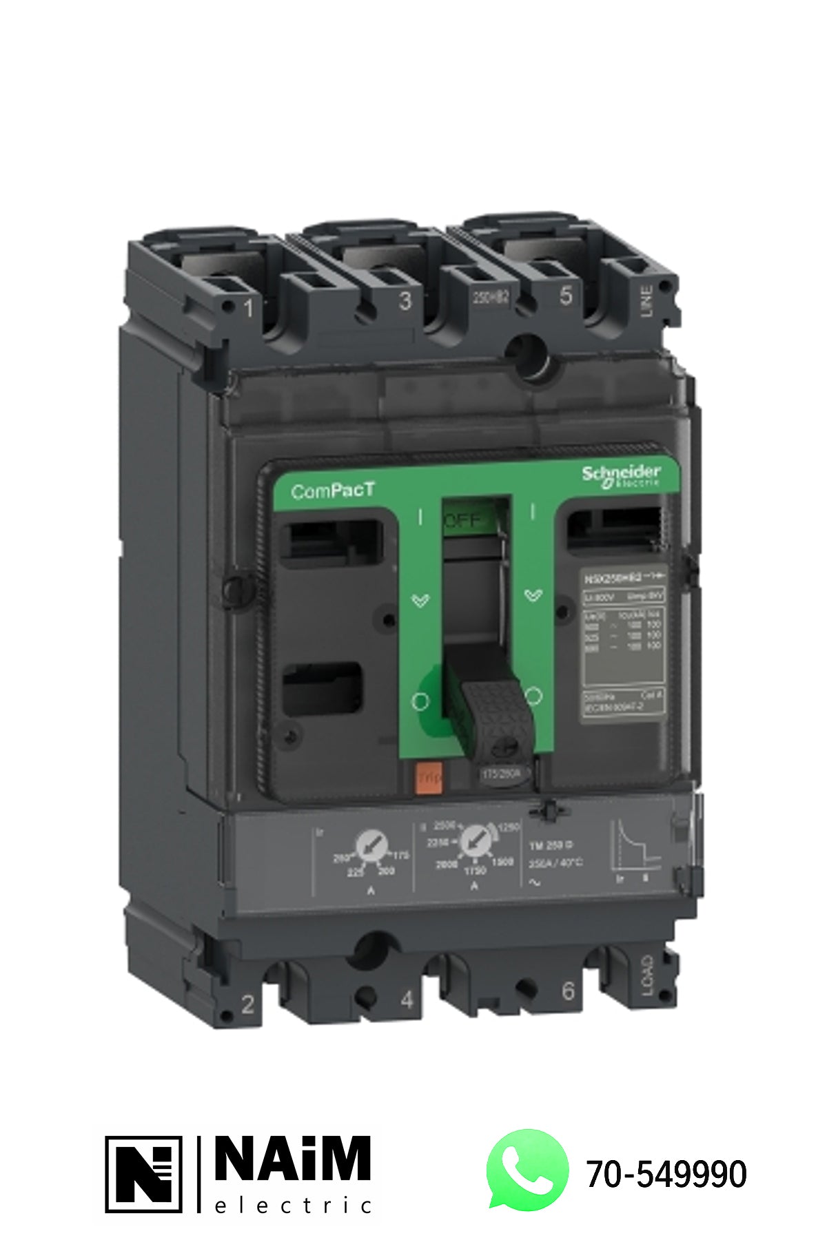 C25B3TM250 Circuit breaker 3P 250A