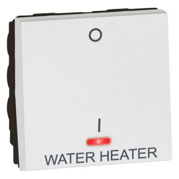 572049 1-way double pole switch Arteor White