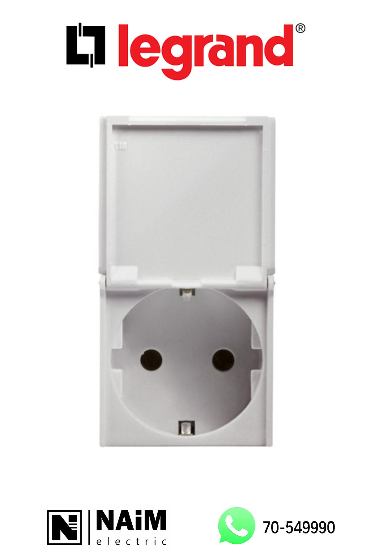 572119 German Socket with Cover
