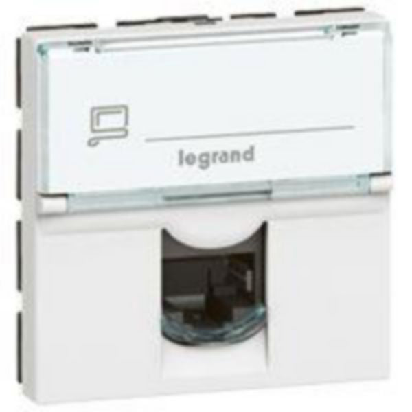 572314 RJ45 socket category 6 UTP 2 modules White