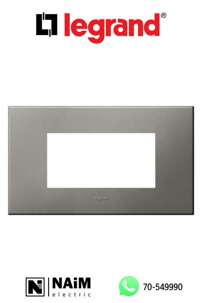 575037 standard plate square version 4 modules - Magnesium