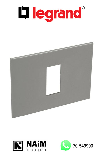 575227  plate square version 1 module - Magnesium