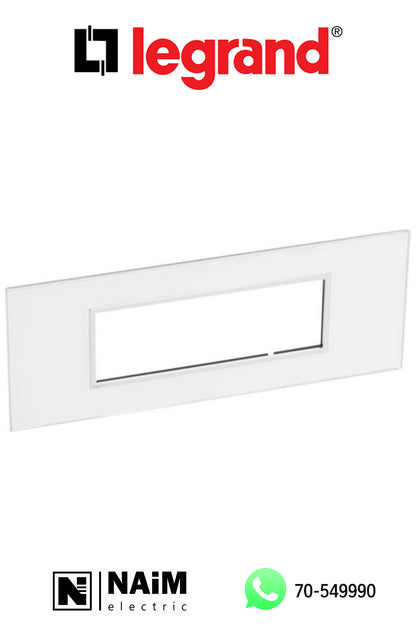 575044 Plate - square - 6 modules - Mirror White