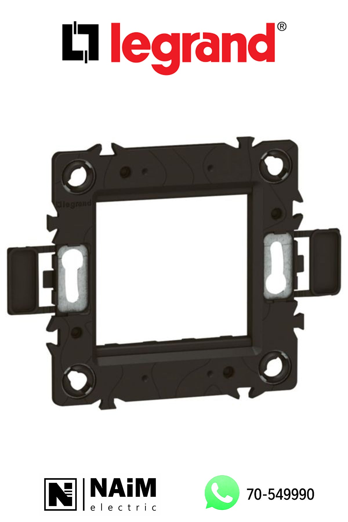 576021 Support frame - for German/French boxes - 1 or 2 modules