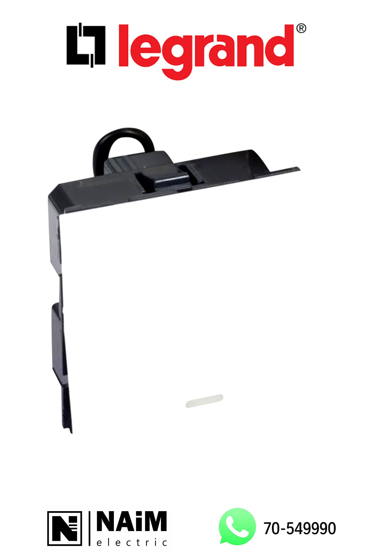 572032 2-way push-button - with locator - 2 modules - White