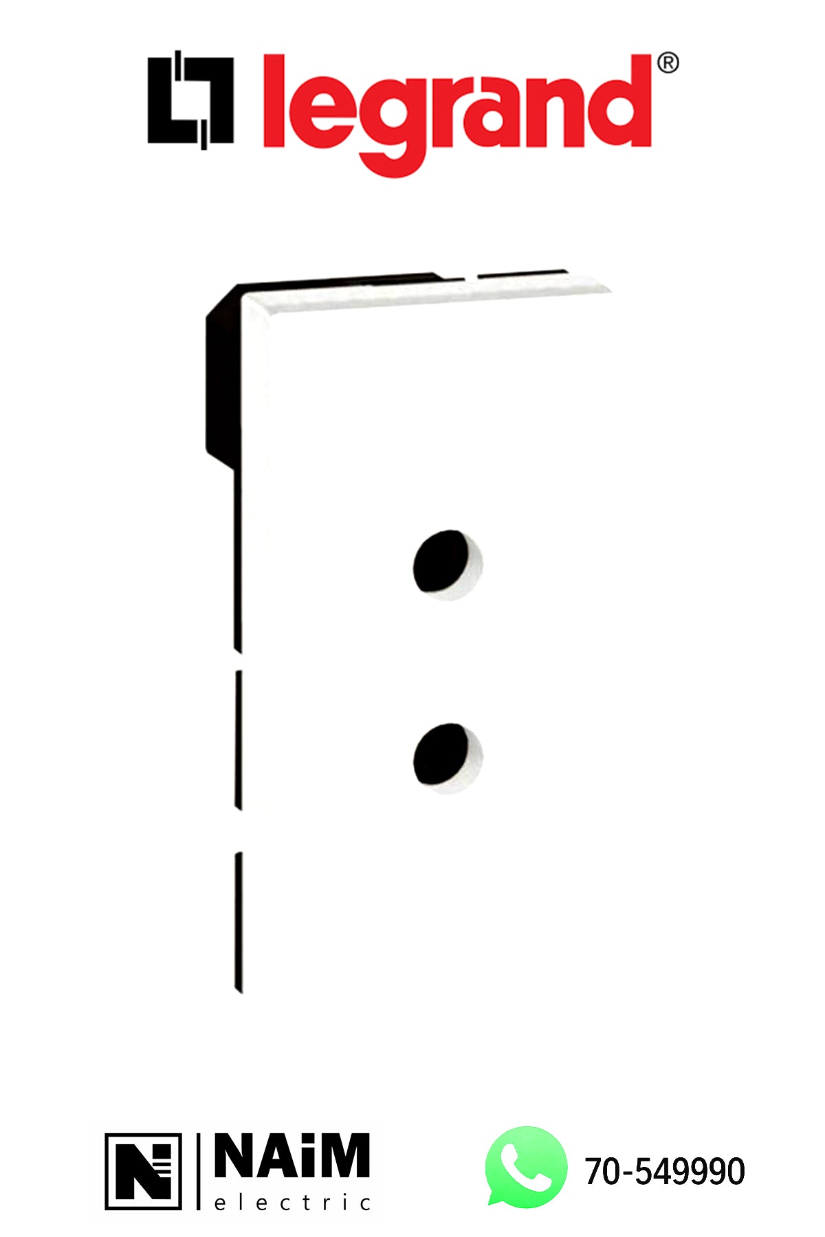 572100 Socket - ELV - 2P - 3 A - 1 module - White