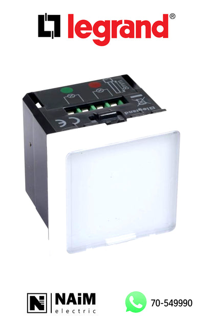 572224 Illuminated signs Arteor™ - 1 W - 2-state LEDs green/red - 2 modules - white