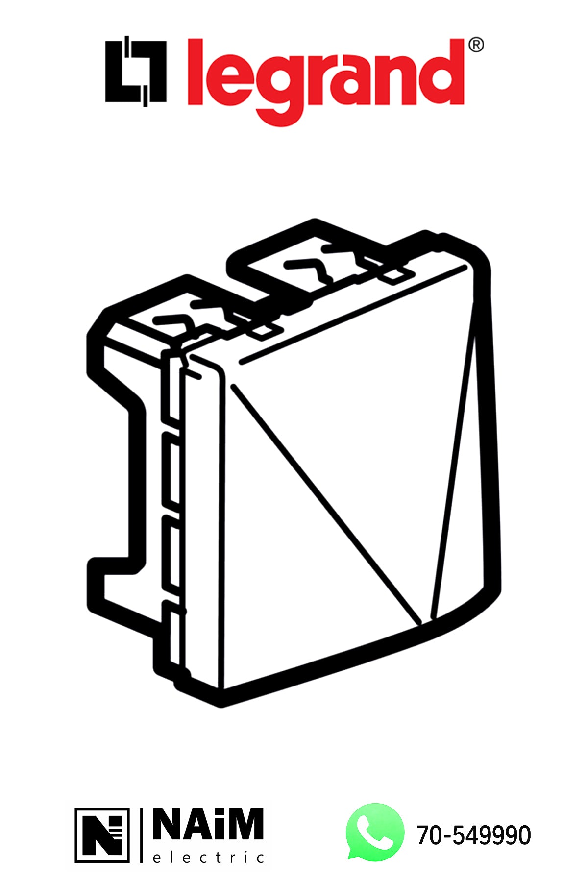 572322 RJ45 socket category 6 FTP 1 module White