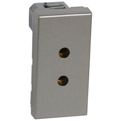 572600 Socket - ELV - 2P - 3 A - 1 module - Magnesium