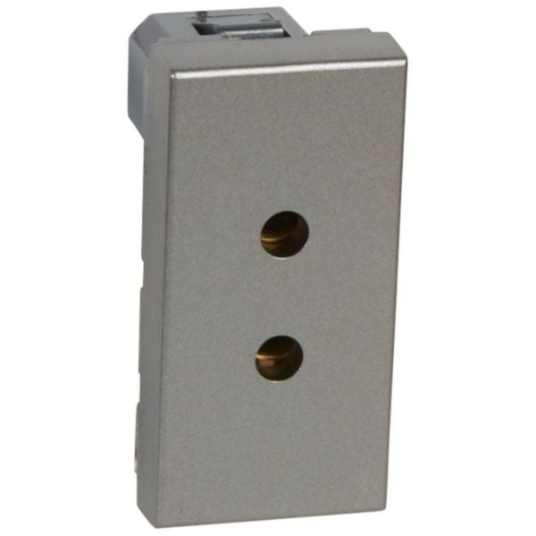 572600 Socket - ELV - 2P - 3 A - 1 module - Magnesium