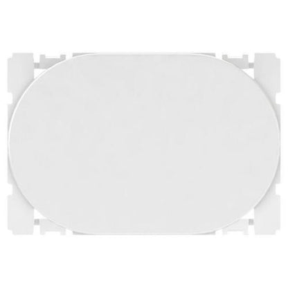 573096 Blank module - round - 3 modules - White