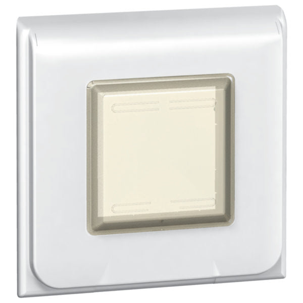 575190 IP 44 plate -  for 1-gang box