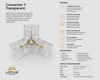 Connector Y Tee