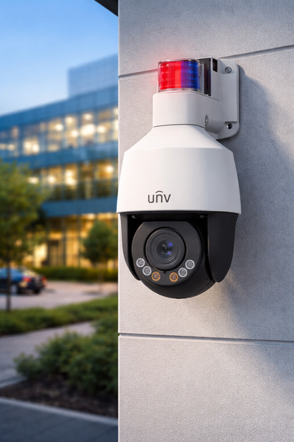 IPC675LFW-AX4DUPKC 5MP 4X ColorHunter Tri-Guard Dual-light Network PTZ Camera