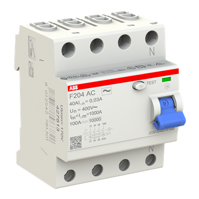 ABB-RCCB F204AC40A 30mA