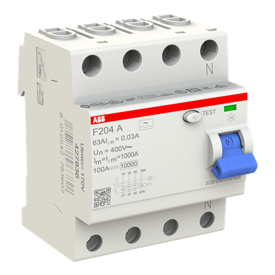 ABB-RCCB F204AC63A 30mA