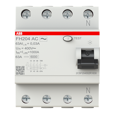ABB-RCCB FH204 63A 30mA