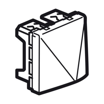 572319 Cord outlet - 2 modules - White