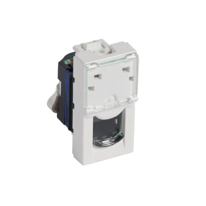 572322 RJ45 socket category 6 FTP 1 module White