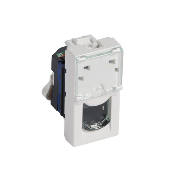 572322 RJ45 socket category 6 FTP 1 module White