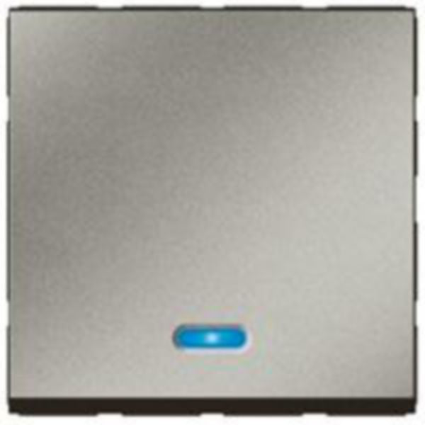 572532 2-way push-button - with locator - 2 modules - Magnesium